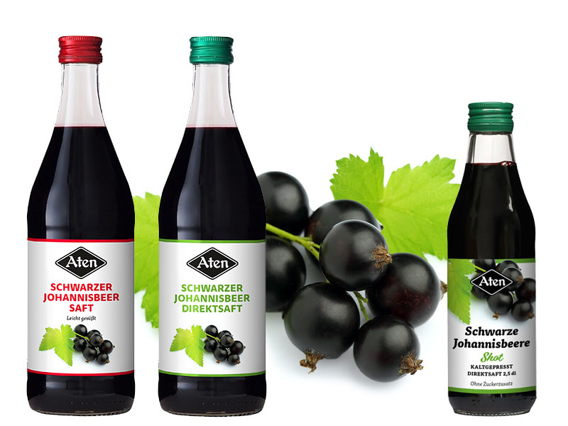 Schwarze Johannisbeeren Saft